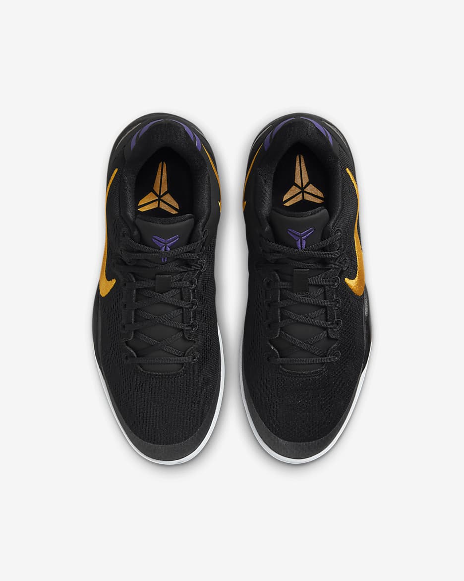 Nike basketball shoes black and yellow online